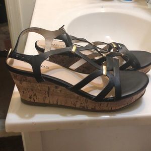 Little Girls wedge heel sandals